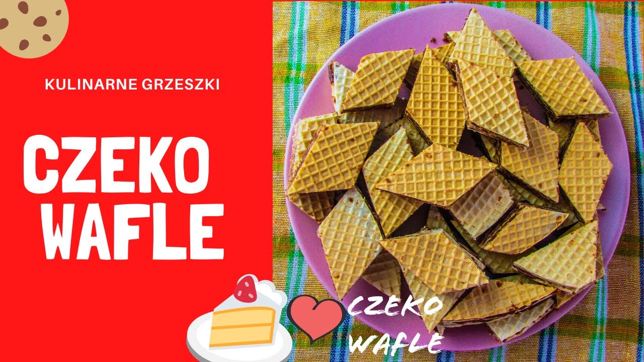 Czeko Wafle. Domowe wafle przekładane masą z mleka w proszku. Szybki i smaczny przepis mojej mamy.