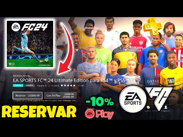 COMO RESERVAR EA SPORTS FC 24 para PS4 y PS5 ✓ 