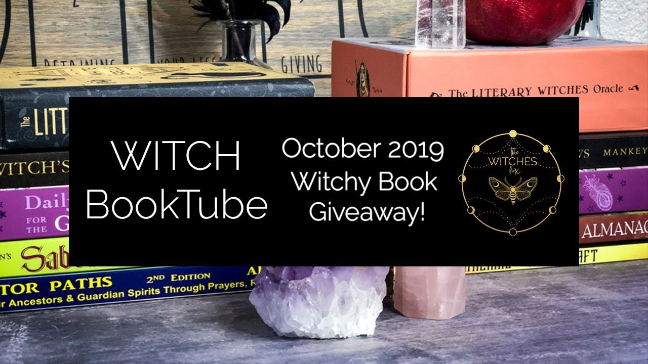 Witch BookTube October 2019 Witchy Book Giveaway!