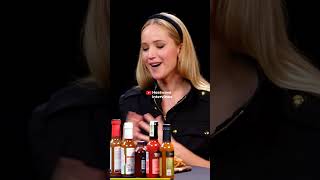 Jennifer Lawrence on hot ones youtubeshorts jenniferlawrence