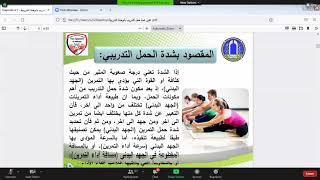 الاكاديميه المصريه الدوليه لعلوم الرياضة والتدريب محاضرة تقنين شده حمل التدريب بالوحدة التدريبية