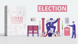 Election Explainer Toolkit After Effects Templates