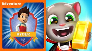 Paw Patrol Ryder Subway Surf vs Talking Tom Gold Run - Lucky Angela screenshot 5