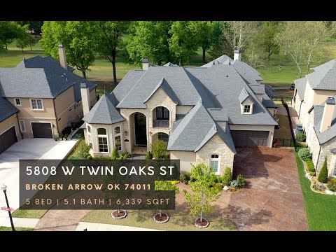 5808 W Twin Oaks St, Broken Arrow, OK home video tour