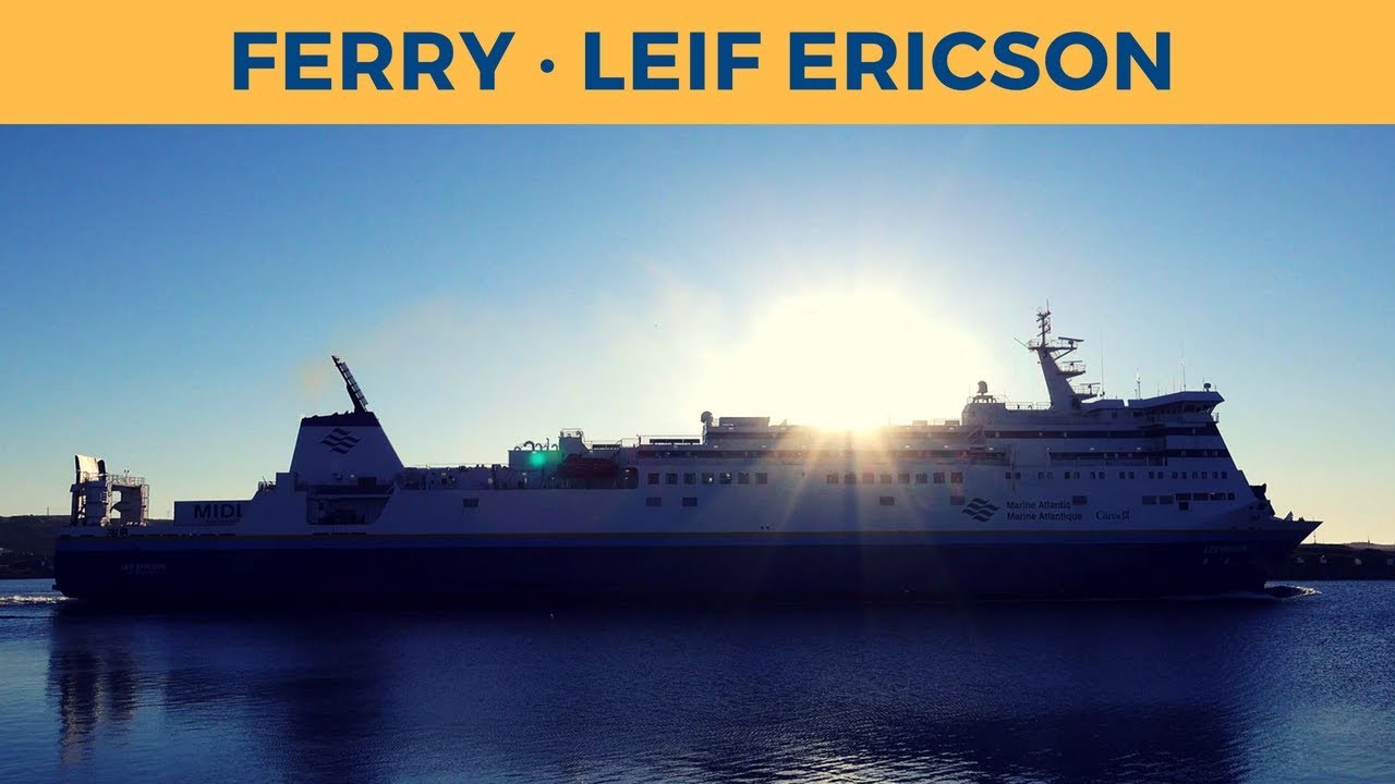 Departure of ferry LEIF ERICSON in Port aux Basques (Marine Atlantic