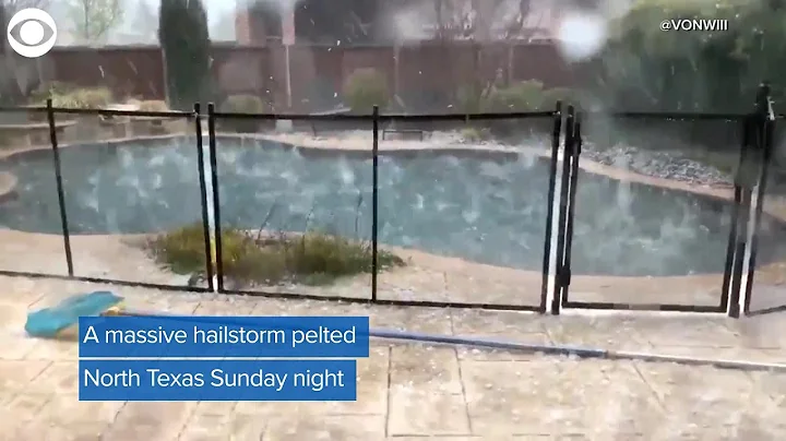 North Texas hit with strong, spring hailstorm