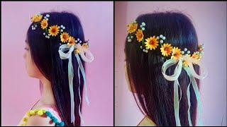 How to make a Mini-Sunflower Paper Flower Crown