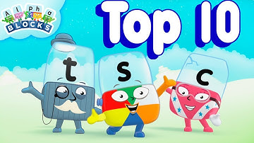 The Top 10 Word Magic Moments ⭐ | Learn to Read and Spell | Alphablocks