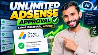 Unlimited AdSense Approval: Latest Method Using Ai Script
