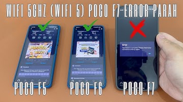 Poco F7 5GHz Wifi Bug (Wifi 5) Serious Error... Can