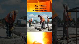 Top 10 States With The Highest Minimum Wages #shorts #top #top10 #job #career