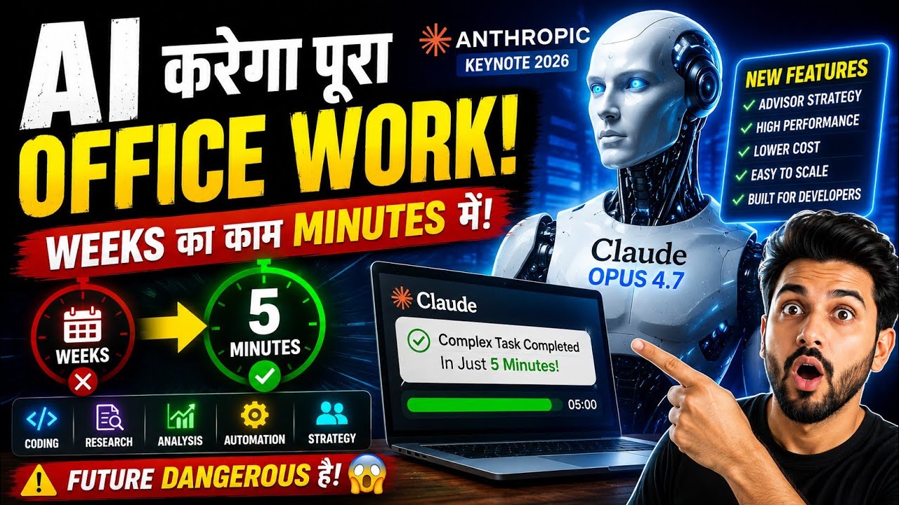 अब Ai करेगा पूरा Office Work! 😱 Anthropic Claude Code Ai Opening ...
