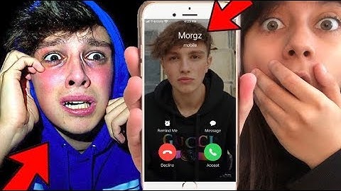 DO NOT CALL MORGZ AT 3AM!! (HE BROKE INTO MY HOUSE!)