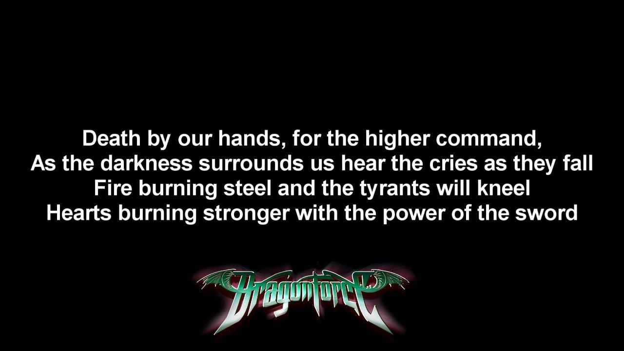 DragonForce - Cry Thunder | Lyrics on screen | HD