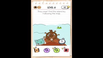 Brain Test 2 Tricky Stories CAPTAIN MARY Level 8 Walkthrough