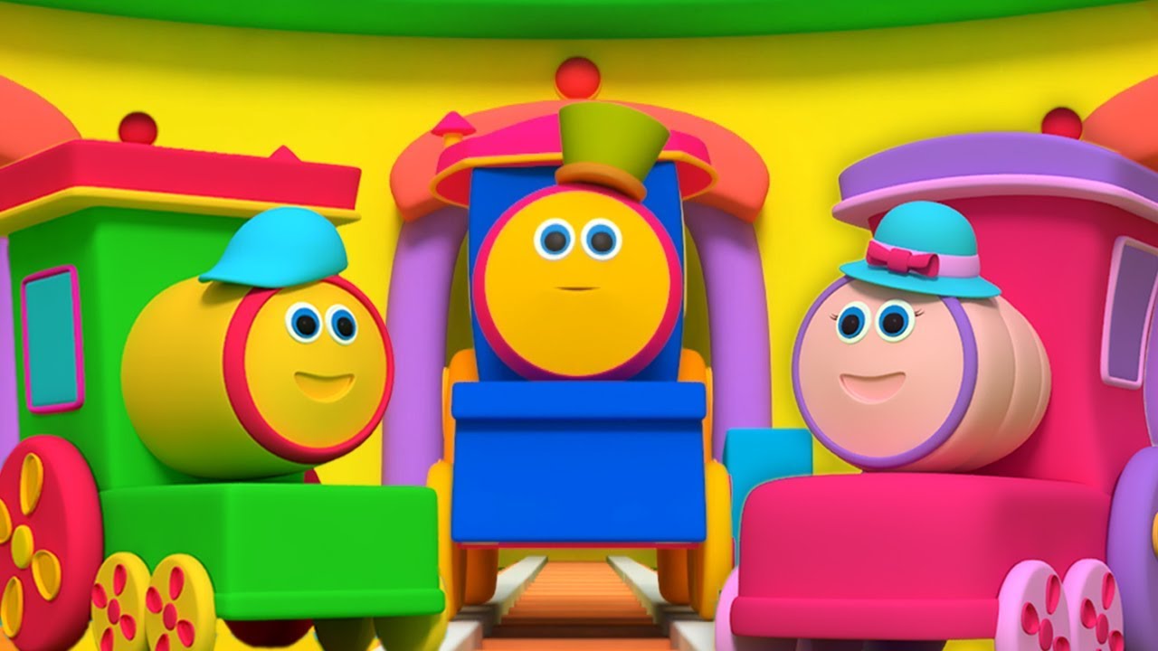 밥 열차 손가락 가족 가족 운 어린이 노래 Bob The Train Finger Family Rhyme