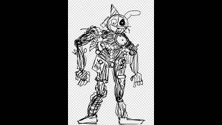 Paper Pal Ennard Concept skin progress