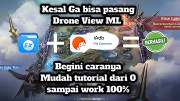 Cara Pasang Drone View Mobile Legends Terbaru 100% work 