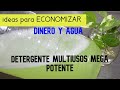 🏡 como hacer DETERGENTE POTENTE  líquido casero / Dulce y Natural.