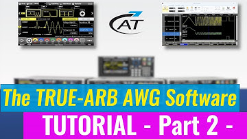 The True-Arb AWG Software Tutorial - Part 2 of 2 -