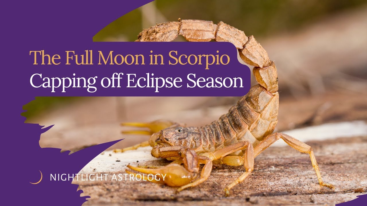 The Full Moon in Scorpio Capping off Eclipse Season - YouTube