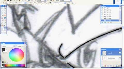 Doom Lineart on Paint.NET