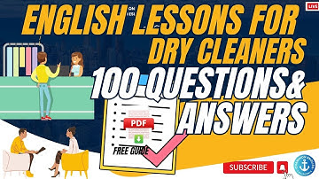 Job Interview for Dry Cleaning  / Business English