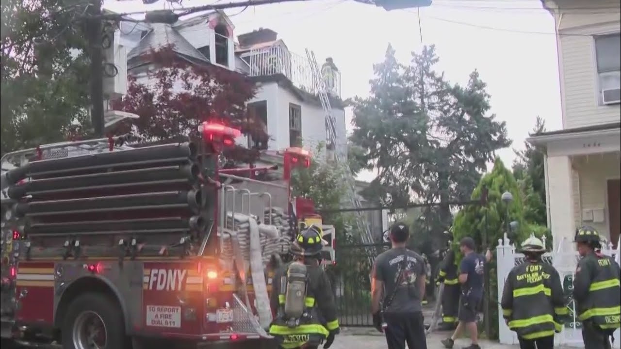 At least 14 people injured in massive Bronx fire: FDNY - YouTube