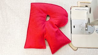 Crafting Soft Fabric Letters: Master the Alphabet with Ease! Sewing the Letter 'R' Today! screenshot 1