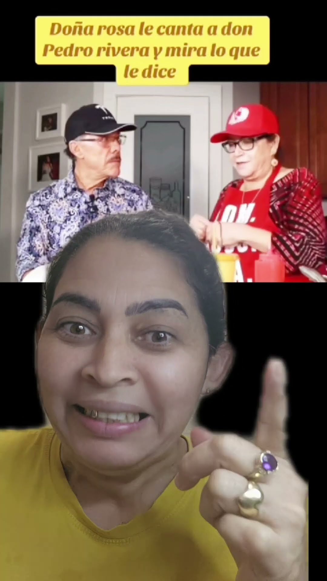 #don̈a rosa le canta a don pedro pero mira lo que le dise don pedro al ...