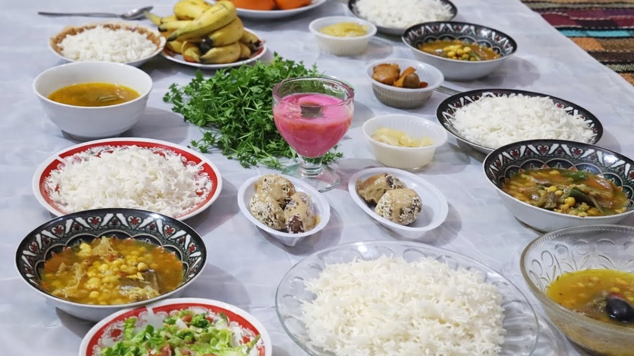فطور رمضان ١٨ 🍲 مرق لحم مع لبلبي أصفر + محلبي بطعم الفراولة | فطور شهي وسريع