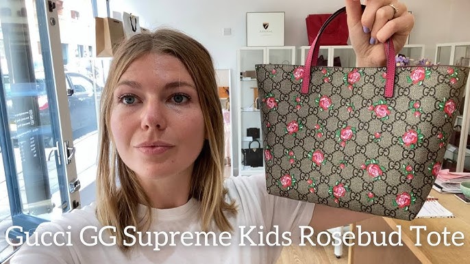 GG Printed Tote Bag in Pink - Gucci Kids