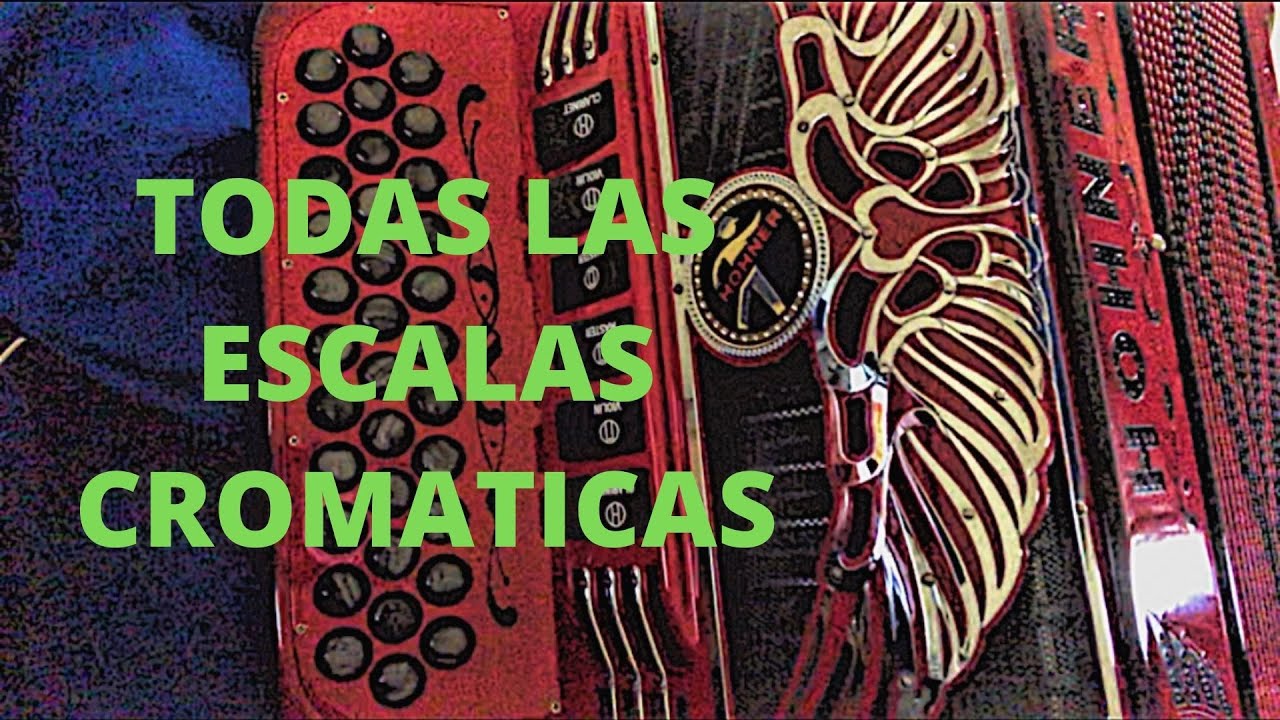Todas Las Escalas Cromaticas en Acordeon Teoria Musical