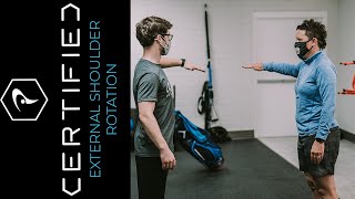 TPI Screening Test 8 - The 90/90 Test : External Shoulder Rotation