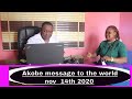 Akobe message to the world nov  14th 2020