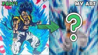 Drawing Gogeta Limitless Power of Fusion | Redraw fan's Drawing