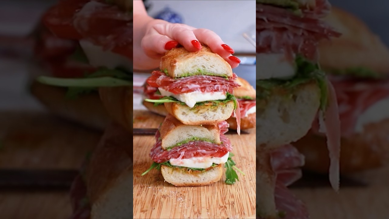 Easy Prosciutto Tomato Sandwiches