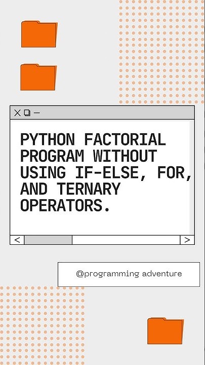 Factorial Program without using if- else #technology #amazing # ...