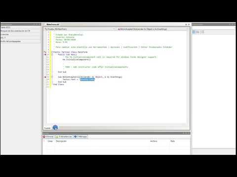 SharpDevelop - 02 Mi primera aplicación