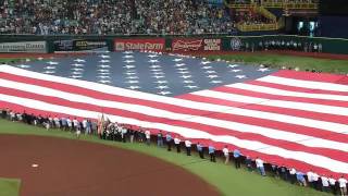 2011/09/11 Rays' national anthem