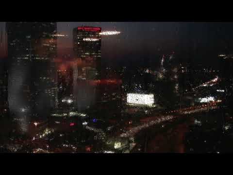 Night Rain in the city | Sleep, Relax & Study Sounds | Ambient Noise.