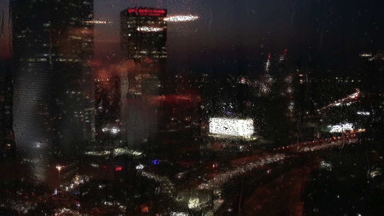 Night Rain in the city | Sleep, Relax & Study Sounds | Ambient Noise ...