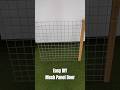 PVC Coated Panel "Door" Test | WireFence #temporary #catproof #door #diy #diyhomeimprovement