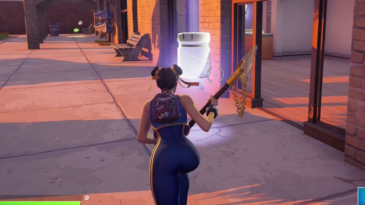 Find bottles of Brite Purple in Retail Row - Fortnite