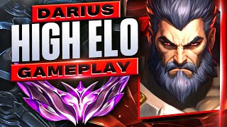 Season 2024 Darius Gameplay #16 - Season 14 High Elo Darius - New Darius Builds&Runes