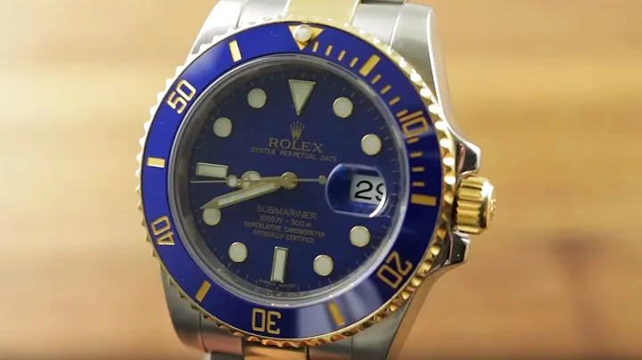 Rolex Submariner Steel Gold Dive Watch 116613LB Rolex Watch Review