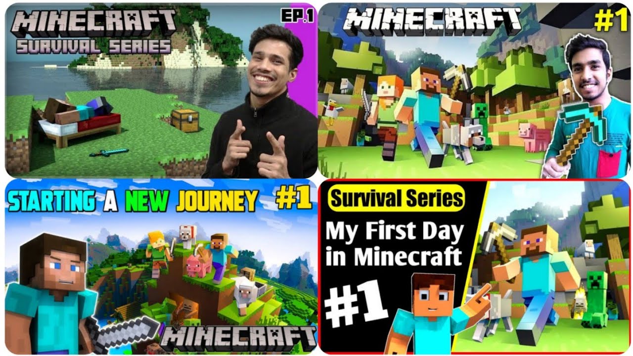 I start a new journey in Minecraft | Minecraft Survival series #1 | Ep ...