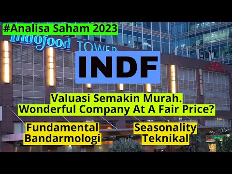 Analisa Saham INDF. Valuasi Semakin Murah Karena Harga Tidak Bergerak Naik Seiring Kinerjanya