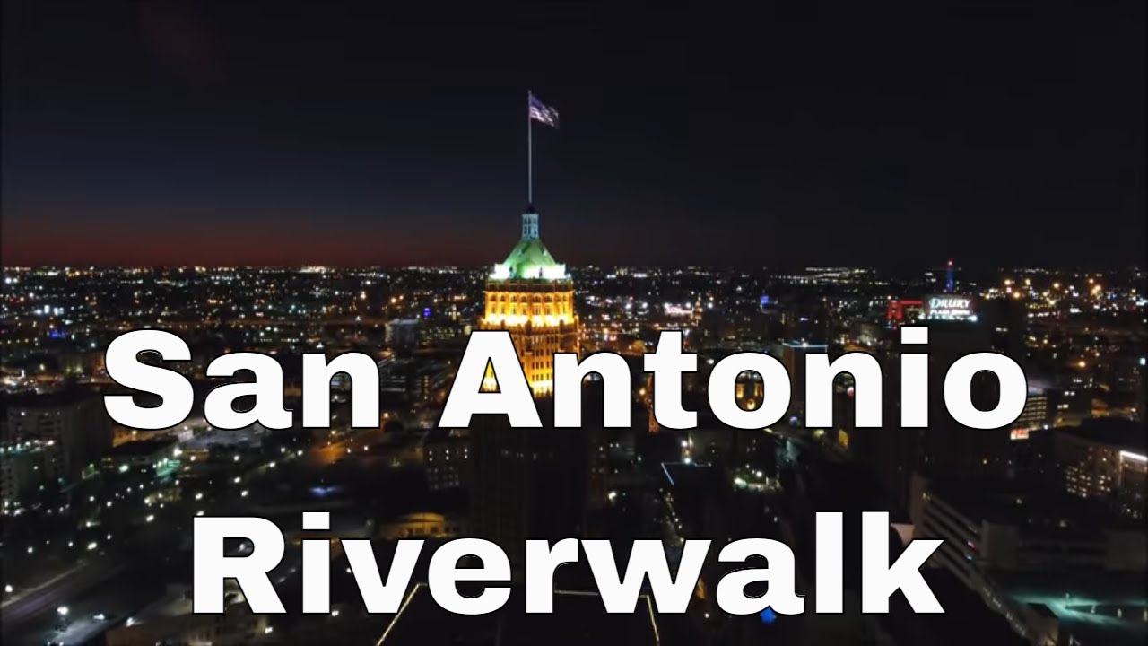 Drone San Antonio Texas Christmas RiverWalk YouTube