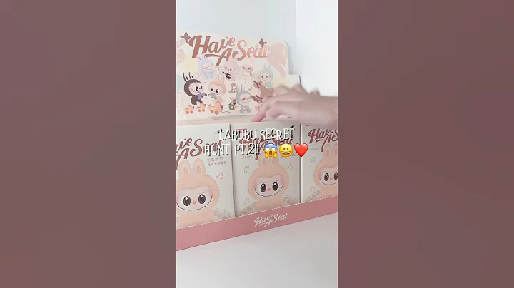 LABUBU SECRET HUNT PT.2!! 😱😆👀💗 #asmr #blindbox #popmart #popmart #asmrunboxing #labubu #cute